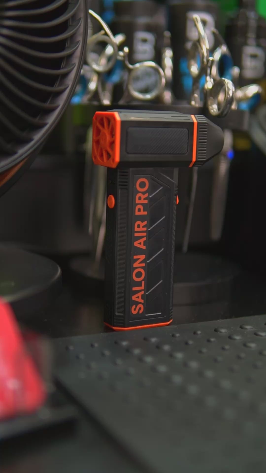 Load video: Salon Air Pro professional barber hair duster demonstration